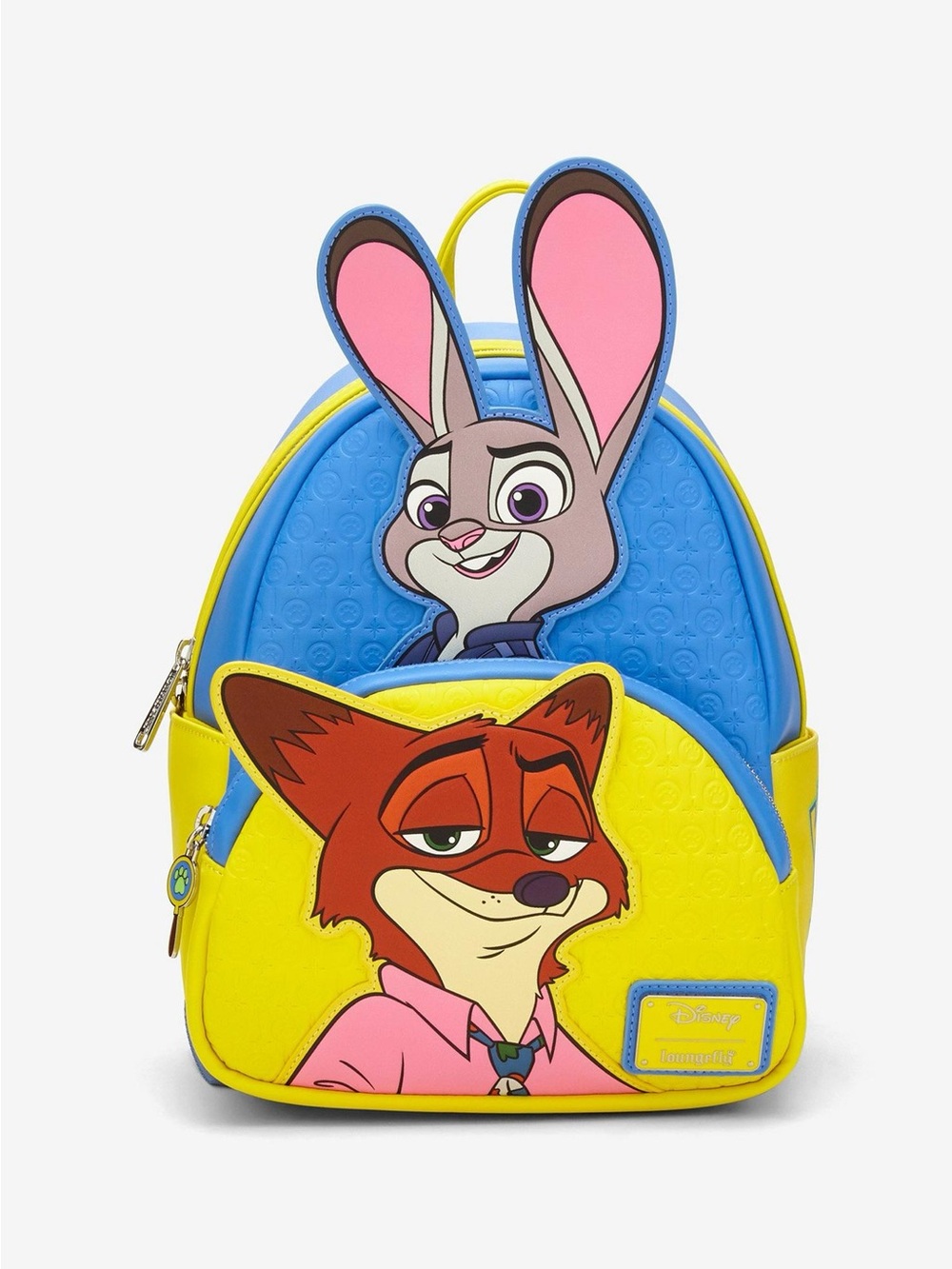 NWT Loungefly Disney Zootopia Nick & Judy Stacked Mini Backpack &Matching Wallet